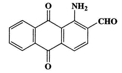1-Amino-9,10-dioxo-9,10-dihydroanthracene-2-carbaldehyde,2-Anthraldehyde,1-amino-9,10-dihydro-9,10-dioxo,CAS 6363-87-7,251.24,C15H9NO3