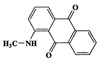 1-(Methylamino)anthracene-9,10-dione,9,10-Anthracenedione,1-(methylamino)-,CAS 82-38-2,237.25,C15H11NO2