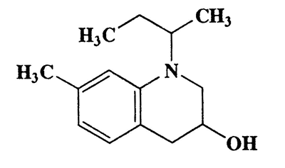 1-Sec-butyl-1,2,3,4-tetrahydro-3-hydroxy-7-methylquinoline,3-Quinolinol,1,2,3,4-tetrahydro-7-methyl-1-(1-methylpropyl)-,CAS 6201-66-7,219.32,C14H21NO