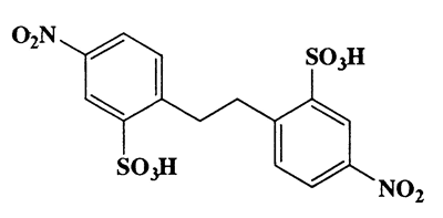 1,2-Bis(4-nitro-2-sulfophenyl)ethane,Benzenesulfonic acid,2,2,-ethylenebis[5-nitro-,disodium salt,CAS 6268-17-3,432.38,C14H12N2O10S2