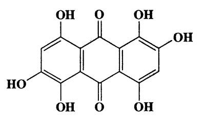 1,2,4,5,6,8-Hexahydroxyanthracene-9,10-dione,9,10-Anthracnedione,1,2,4,5,6,8-hexahydroxy-,CAS 61169-36-6,304.21,C14H8O8