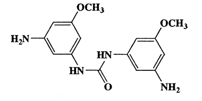 1,3-Bis(3-amino-5-methoxyphenyl)urea,302.33,C15H18N4O3