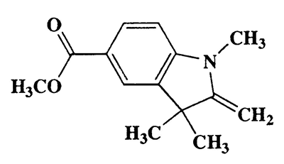 1,3,3-Trimethyl-2-methylene-5-indolinecarboxylicacid methyl ester,5-Indolinecarboxylic acid,1,3,3-trimethyl-2-methylene-,methyl ester,CAS 6872-10-2,231.29,C14H17NO2