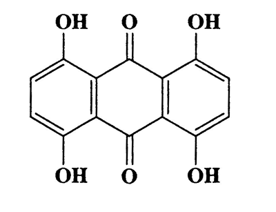 1,4,5,8-Tetrahydroxyanthracene-9,10-dione,Anthraquinone,1,4,5,8-tetrahydroxy-,CAS 81-60-7,272.21,C14H8O6
