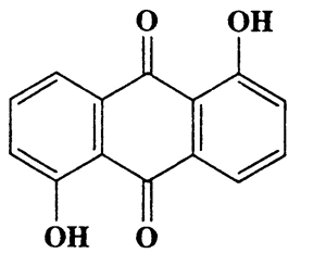 1,5-Dihydroxyanthracene-9,10-dione,9,10-Anthracenedione,1,5-dihydroxy-,CAS 117-12-4,240.21,C14H8O4