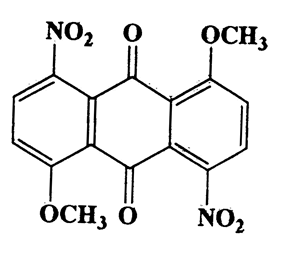 1,5-Dimethoxy-4,8-dinitroanthraquinone,9,10-Anthracenedione,1,5-dimethoxy-4,8-dinitro-,CAS 6407-56-3,358.26,C16H10N2O8