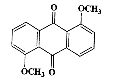 1,5-Dimethoxyanthracene-9,10-dione,9,10-Anthracenedione,1,5-dimethoxy-,CAS 6448-90-4,268.26,C16H12O4
