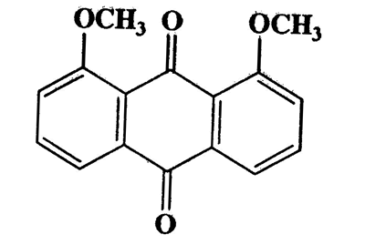 1,8-Dimethoxyanthracene-9,10-dione,9,10-Anthracenedione,1,8-dimethoxy-,CAS 6407-55-2,268.26,C16H12O4