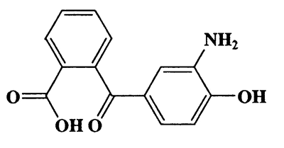 2-(3-Amino-4-hydroxybenzoyl)benzoic acid,Benzoic acid,2-(3-amino-4-hydroxybenzoyl)-,CAS 41378-34-1,257.24,C14H11NO4
