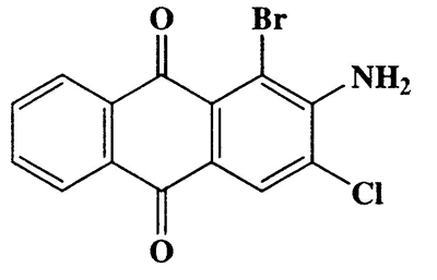 2-Amino-1-bromo-3-chloroanthracene-9,10-diorne,Anthraquinone,2-amino-1-bromo-3-chloro-,CAS 117-01-1,336.57,C14H7BrClNO2