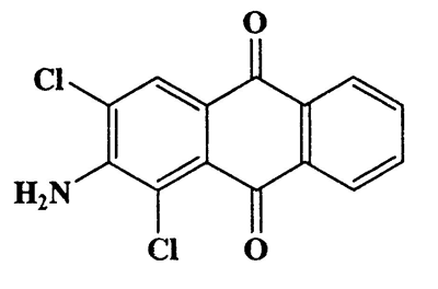 2-Amino-1,3-dichloroanthraquinone,Anthraquinone,2-amino-1,3-dichloro-,CAS 6374-76-1,292.12,C14H7Cl2NO2