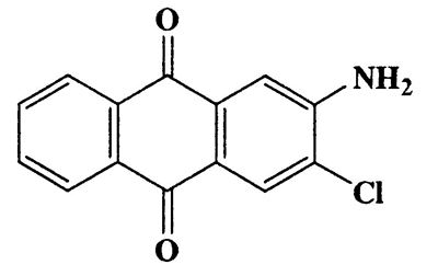 2-Amino-3-chloroanthracene-9,10-dione,9,10-Anthracenedione,2-amino-3-chloro-,CAS 84-46-8,257.67,C14H8ClNO2