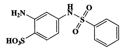2-Amino-4-(phenylsulfonamido)benzenesulfonic acid,328.36,C12H12N2O5S2