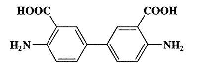 2-Amino-5-(4-amino-3-barboxyphenyl)benzoic acid,[1,1'-Biphenyl]-3,3'-dicarboxylic acid,4,4'-diamino-,CAS 2130-56-5,272.26,C14H12N2O4