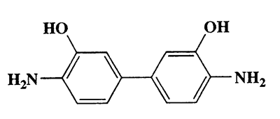 2-Amino-5-(4-amino-3-hydroxyphenyl)phenol,[1,1'-Biphenyl]-3,3'-diol,4,4'-diamino-,CAS 2373-98-0,216.24,C12H12N2O2