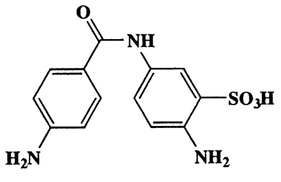2-Amino-5-(4-aminobenzamido)benzenesulfonic acid,Benzenesulfonic acid,2-amino-5-[(4-aminobenzoyl)amino]-,CAS 58862-43-4,307.33,C13H13N3O4S