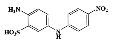 2-Amino-5-(4-nitroanilino)benzenesulfonic acid,Benzenesulfonic acid,2-amino-5-[(4-nitrophenyl)amino]-,CAS 6470-52-6,309.3,C12H11N3O3S