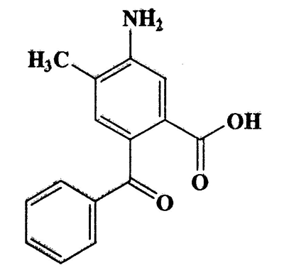 2-Benzoyl-4-methyl-5-aminobenzoic acid,Benzoic acid,5-amino-2-benzoyl-4-methyl-,CAS 7277-88-5,255.27,C15H13NO3