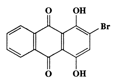 2-Bromo-1,4-dihydroxyanthracene-9,10-dione,9,10-Anthracenedione,2-bromo-1,4-dihydroxy-,CAS 81-52-7,319.11,C14H7BrO4