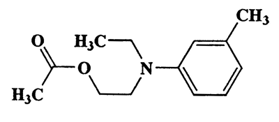 2-(Ethyl(m-tolyl)amino)ethyl acetate,Ethanol,2-[ethyl(3-methylphenyl)amino]-,acetate(ester),CAS 28462-19-3,221.3,C13H19NO2
