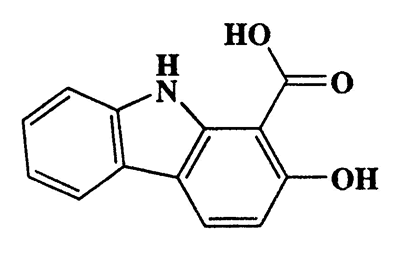 2-Hydroxy-9H-carbazole-1-carboxylic acid,9H-Carbazole-1-carboxylic acid,2-hydroxy-,CAS 23077-32-9,227.22,C13H9NO3
