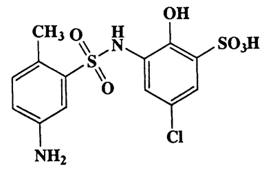 2-Methyl-5-amino-2'-hydroxy-3'-sulfo-5'-chlorobenzenesulfonanilide