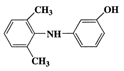 2,6-Dimethyl-3'-hydroxydiphenylamine,Phenol,3-[(2,6-dimethylphenyl)amino]-,CAS 180163-21-7,213.28,C14H15NO