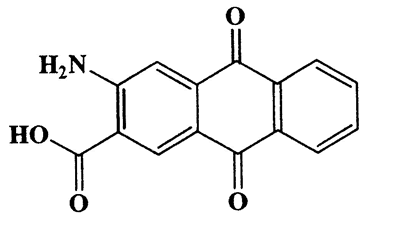 3-Amino-2-anthraquinonecarboxylic acid,2-Anthracenecarboxylic acid,3-amino-9,10-dihydro-9,10-dioxo-,CAS 4831-47-4,267.24,C15H9NO4