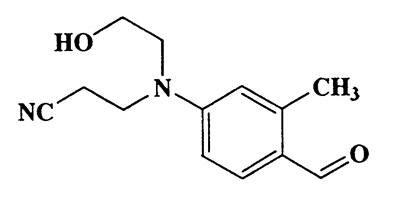 3-(Ethyl(4-formyl-3-methylphenyl)amino)propanenitrile,Propanenitrile,3-[ethyl(4-formyl-3-methylphenyl)amino]-,CAS 119-97-1,232.28,C13H16N2O2
