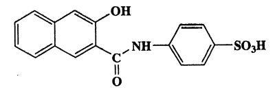 3-Hydroxy-N-(4-sulfobphenyl)-2-naphthamide,Benzenesulfonic acid,4-[[(3-hydroxy-2-naphthalenyl)carbonyl]amino]-,CAS 61013-96-5,343.35,C17H13NO5S