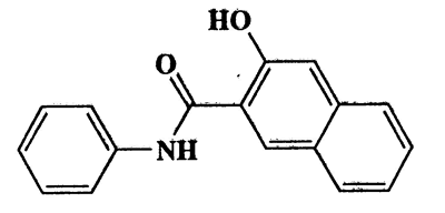 3-Hydroxy-N-phenyl-2-naphthamide,2-Naphthalenecarboxamide,3-hydroxy-N-phenyl-,CAS 92-77-3,263.29,C17H13NO2