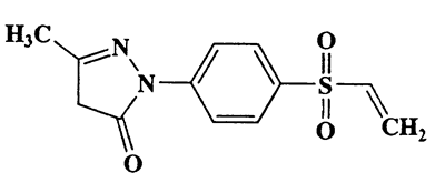 3-Methyl-1-(4-(vinylsulfonyl)phenyl)-1H-pyrazol-5(4H)-one,264.40,C12H12N2O3S