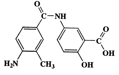 3-Methyl-4-amino-3-carboxy-4'-hydroxybenzanilide,Benzoic acid,5-[(4-amino-3-methylbenzoyl)amino]-2-hydroxy-,CAS 6201-84-9,286.28,C15H14N2O4