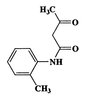 3-Oxo-N-o-tolylbutanamide,Butanamide,N-(2-methylphenyl)-3-oxo-,CAS 93-68-5,191.23,C11H13NO2