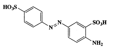 3,4'-Disulfo-4-aininoazobenzene,Benzenesulfonic acid,2-amino-5-[(4-sulfophenyl)azo]-,CAS 101-50-8,357.36,C12H11N3O6S2
