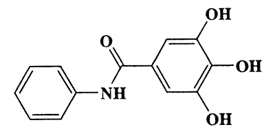 3,4,5-Trihydroxy-N-phenylbenzamide,Gallanilide,CAS 6262-27-7,245.23,C13H11NO4