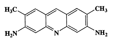 3,6-Diamino-2,7-dimethylacridan,3,6-Acridinediamine,2,7-dimethyl-,CAS 92-26-2,237.30,C15H15N3