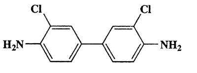 4-(4-Amino-3-chlorophenyl)-2-chlorobenzenamine,[1,1'-Biphenyl]-4,4'-diamino-3,3'-dichloro-,CAS 91-94-1,253.13,C12H10Cl2N2
