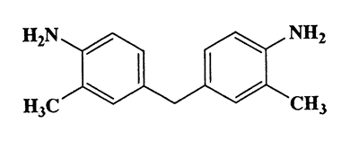 4-(4-Amino-3-methylbenzyl)-2-methylbenzenamine,Benzenamine, 4,4'-methylenebis[2-methyl-,CAS 838-88-0,226.32,C15H18N2