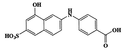 4-(8-Hydroxy-6-sulfonaphthalen-2-ylamino)benzoic acid,2-Naphthalenesulfonic acid,6-amino-4-hydroxy-,mono(4-carboxyphenyl)deriv,CAS 71486-49-2,359.35,C17H13NO6S