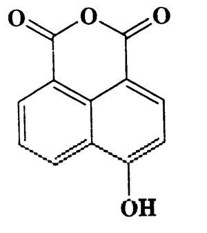 4-Hydroxy-naphthalene-1,8-dicarboxylic anhydride,1H,3H-Naphthol[1,8-cd]pyran-1,3-dione,6-hydroxy-,CAS 52083-08-6,214.17,C12H6O4