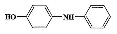 4-(Phenylamino)phenol,Phenol,4-(phenylamino)-,CAS 122-37-2,185.22,C12H11NO
