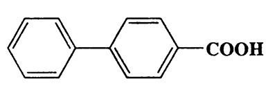 4-Phenylbenzic acid,1,1'-biphenyl-4-carboxylic acid,CAS 92-92-2,198.22,C13H10O2