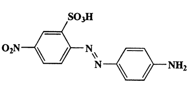 4-nitro-4'-aminoazobenzene-2-sulfonic acid,Benzenesulfonic acid,2-[(4-aminophenyl)azo]-5-nitro-,CAS 208246-14-4,322.3,C12H10N4O5S