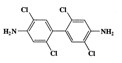 4,4'-Diamino-5,5',2,2'-tetrachlorobiphenyl,[1,1'-Biphenyl]-4,4'-diamine,2,2',5,5'-tetrachloro-,CAS 15721-02-5,322.02,C12H8Cl4N2