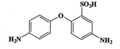 4,4'-Diaminodiphenylether-2-sulfonic acid,Benzenesulfonic acid,5-amino-2-(4-aminophenoxy)-,CAS 6411-63-8,280.30,C12H12N2O4S
