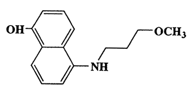 5-(3-Methoxypropylamino)naphthalen-1-ol,231.29,C14H17NO2