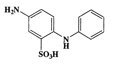 5-Amino-2-(phenylamino)benzenesulfonic acid,Benzenesulfonic acid,5-amino-2-(phenylamino)-,CAS 91-30-5,264.3,C12H12N2O3S
