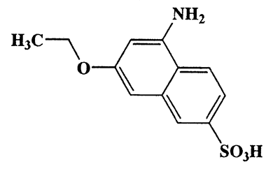 5-Amino-7-ehtoxy-2-naphthalenesulfonic acid,5-amino-7-ethoxynaphthalene-2-sulfonic acid,267.3,C12H13NO4S