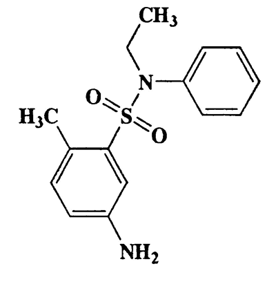 5-Amino-N-ethyl-2-methyl-N-phenylbenzenesulfonamide,Benzenesulfonamide,5-amino-N-ethyl-2-methyl-N-phenyl-,CAS 51123-09-2,290.38,C15H18N2O2S